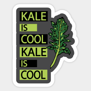 Kale is cool - Healthy Sticker